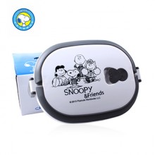 史努比（Snoopy）全家福单层保温饭盒 食品级PP塑料 高真空不锈钢内胆