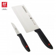 双立人 刀具两件套 红点套刀 蔬菜刀 中片刀 人体工学手柄
