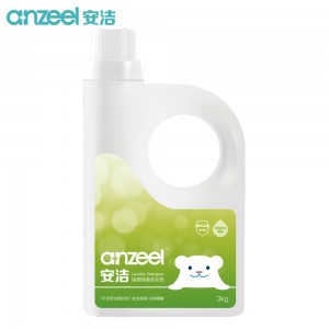 安洁（Anzeel）洗衣液 深度除菌无残留 护色柔顺 温和不伤手洗衣液3kg