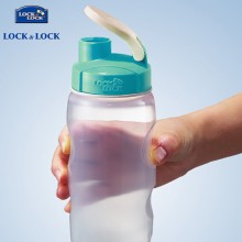 乐扣乐扣 水杯HPP726 彩色手提型运动水壶 创意塑料水杯子 儿童饮水杯带盖 350ml