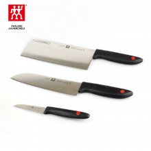 双立人 刀具四件套 经典刀具 桦木刀架 水果刀菜刀 实用套装