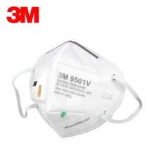 3M 口罩 KN95 25只/盒 自吸过滤式 防颗粒物呼吸器 有呼气阀 9501V（新老包装随机发放）