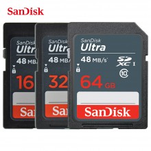 闪迪（SanDisk）SD卡 Class10 相机SD卡 防水防X光 48兆/秒高速相机卡 32GB