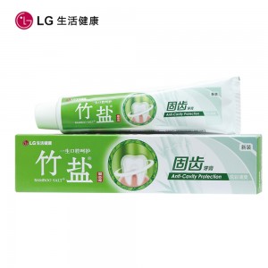 LG生活健康 竹盐 固齿源固齿牙膏115g×2（两支装）