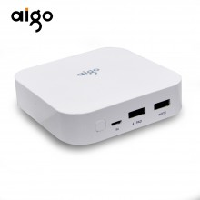 爱国者（aigo）移动电源OL10400  超薄A+级 高转化率 10400毫安 充电宝