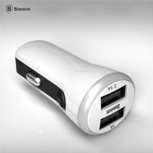 倍思 车充 充动系列 双USB 运动车充2.1A